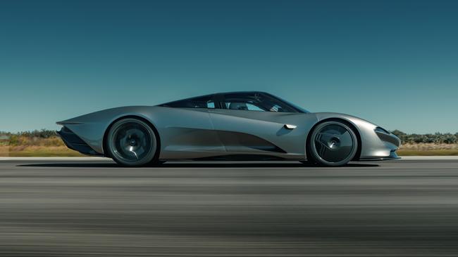 The new McLaren Speedtail uses mirrors in place of cameras to minimise drag.