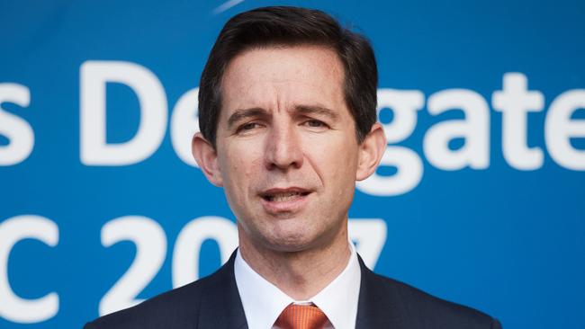 Education Minister Simon Birmingham.