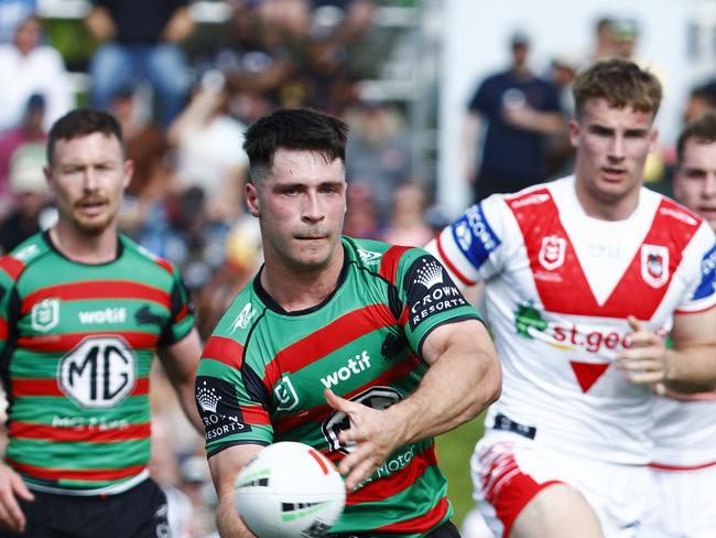 Souths' Lachlan Ilias in the National Rugby League (NRL) match between the South Sydney Rabbitohs and the St George Illawarra Dragons, held at Barlow Park, Cairns. Picture: Brendan Radke