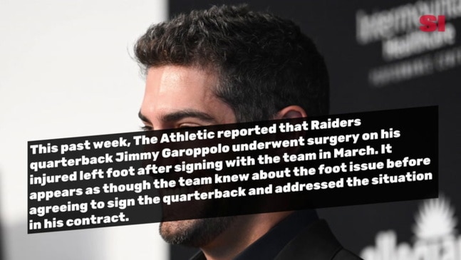 Raiders News: Raiders Knew Jimmy Garoppolo Would Be Unavailable