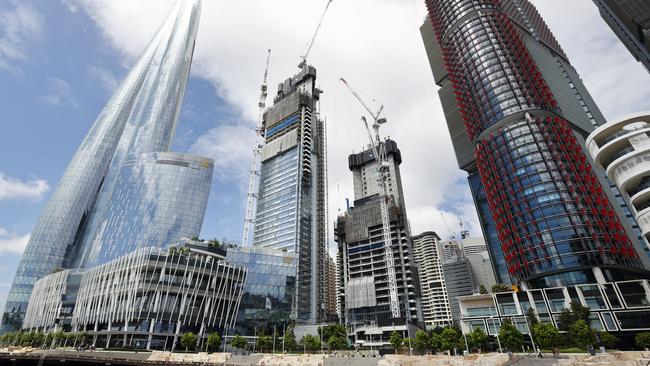 Grocon is locked in a $270m court fight with Infrastructure NSW over allegations the agency sold the ‘sight lines’ in Barangaroo twice: first to Crown-Lendlease and second to Grocon. Picture: Richard Dobson