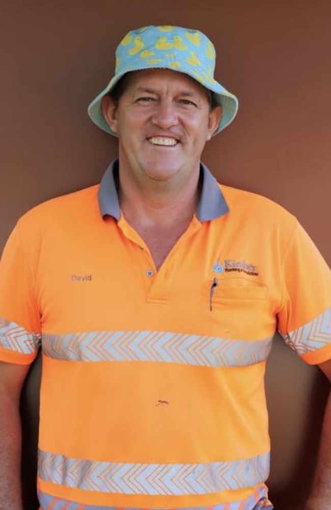 David Kimber: plumber at Kimber plumbing and Drainage, Maryborough