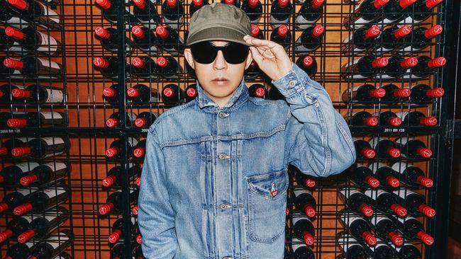 Japanese streetwear designer and Penfolds creative partner Nigo is pushing the Australian winemaker out of its comfort zone with new labels for the most revered and recognised of its wines, Grange. Picture: Macie J Kucia