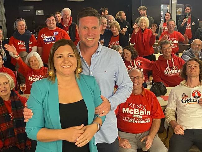 Labor’s McBain puts Eden-Monaro in ‘safe seat territory’