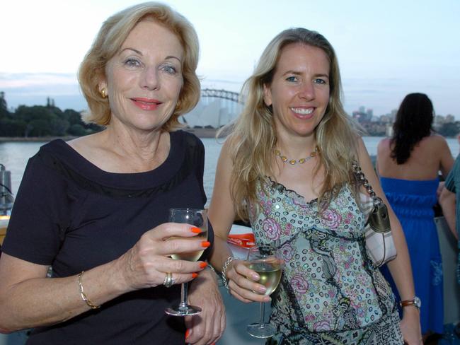 Evie Buttrose (right) with her aunt Ita Buttrose.