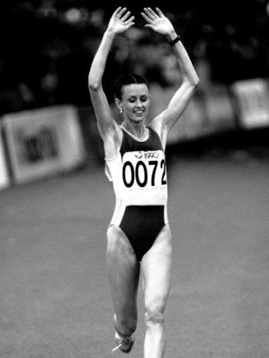 Lisa Ondieki previously held the record as the fastest South Australian woman to run a marathon, set in January 1988. File picture