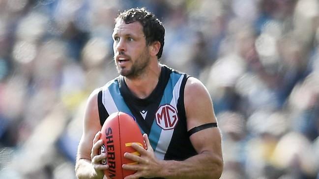 Will Travis Boak play on? Picture: Mark Brake/Getty Images