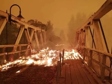 It was destroyed on the New Year’s Eve fire. Picture: Heritage Council Victoria