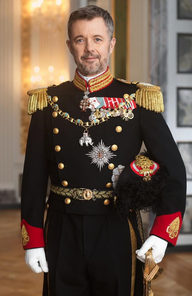 King Frederik X’s official portrait. Picture: Steen Evald