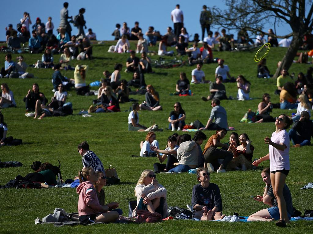 England eased its COVID-19 restrictions to allow people to meet in groups of six from Monday — but there were concerns some had gone too far. Picture: Hollie Adams / AFP