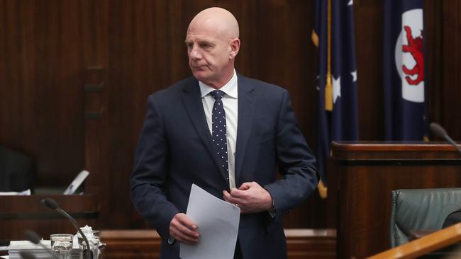 Premier Peter Gutwein. Last sitting day of the Tasmanian parliament before the Winter break. Picture: Nikki Davis-Jones