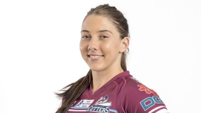 Mackay Cutters' Lily Peacock has reacted to the team's big win on the weekend. Picture: Contributed