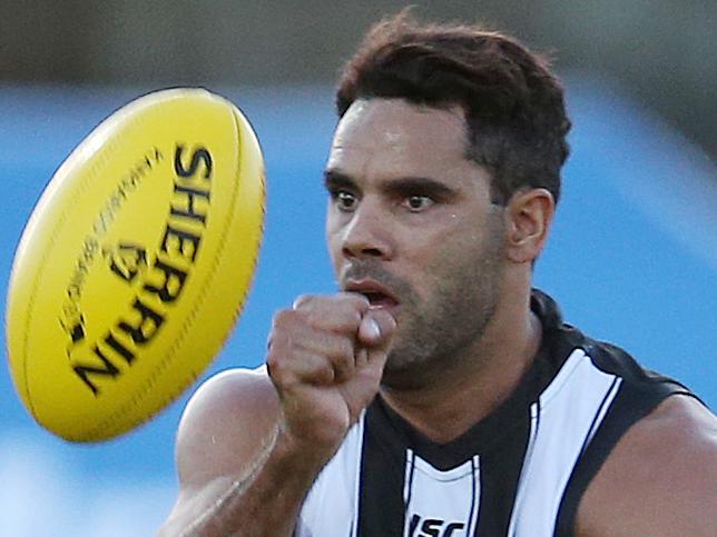 VFL. Collingwood vs Footscray at Olympic Park.  Collingwood's Daniel Wells  2nd quarter     . Pic: Michael Klein.