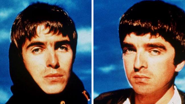 Liam and Noel Gallagher of Oasis.