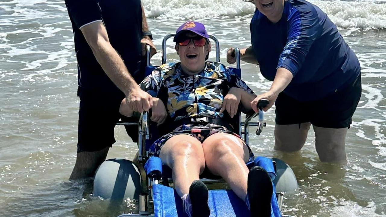 All-terrain walkers, floating wheelchairs for disabled Central Qld beachgoers