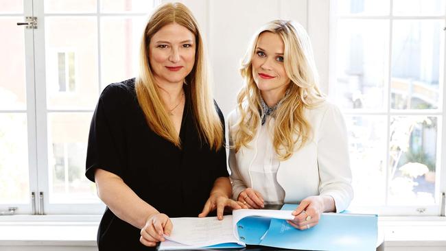 Bruna Papandrea, left, and Reese Witherspoon, 2016. Picture: Amanda Friedman/The Wall Street Journal