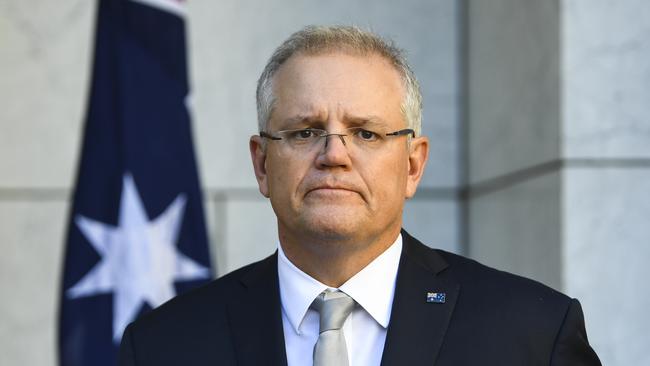 Prime Minister Scott Morrison says there is no reason for borders to remain closed. Picture: AAP Image/Lukas Coch