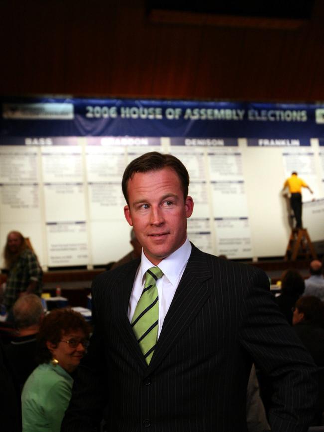 State Election 2006 Liberal MHA Will Hodgman at the tally room, Wrest Point Casino