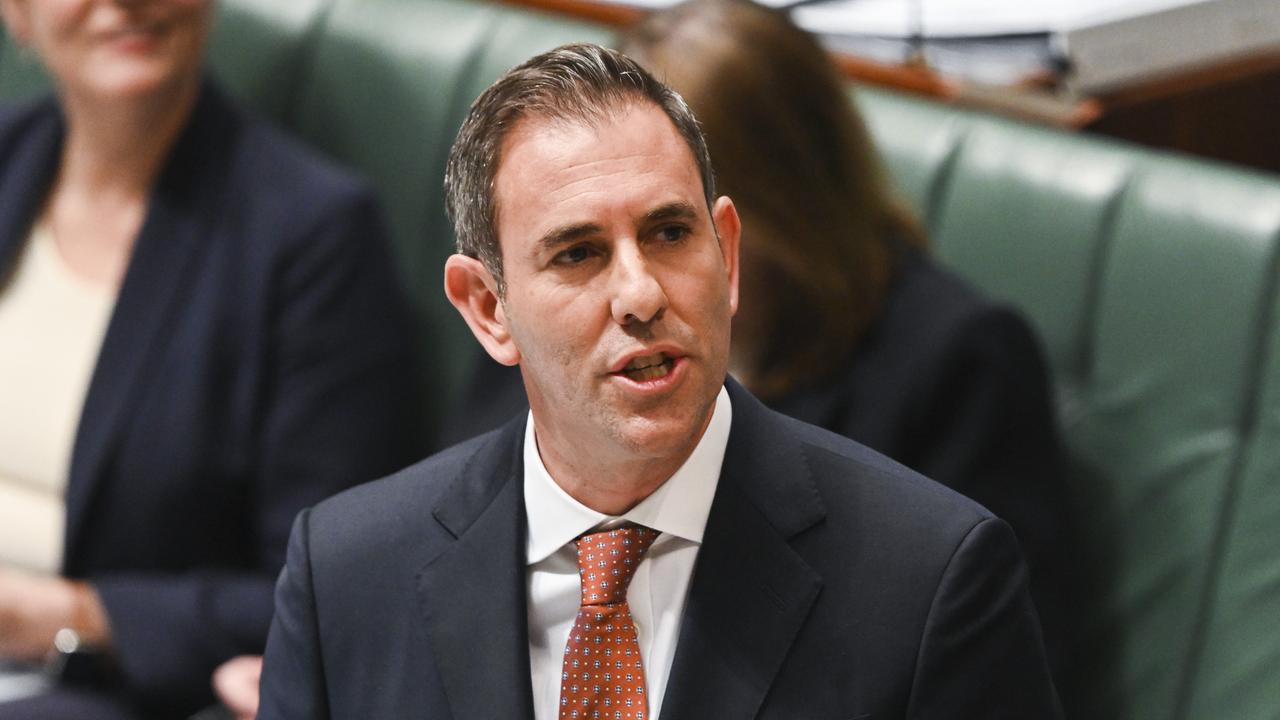 Treasurer Jim Chalmers during Question Time. Picture: NCA NewsWire / Martin Ollman