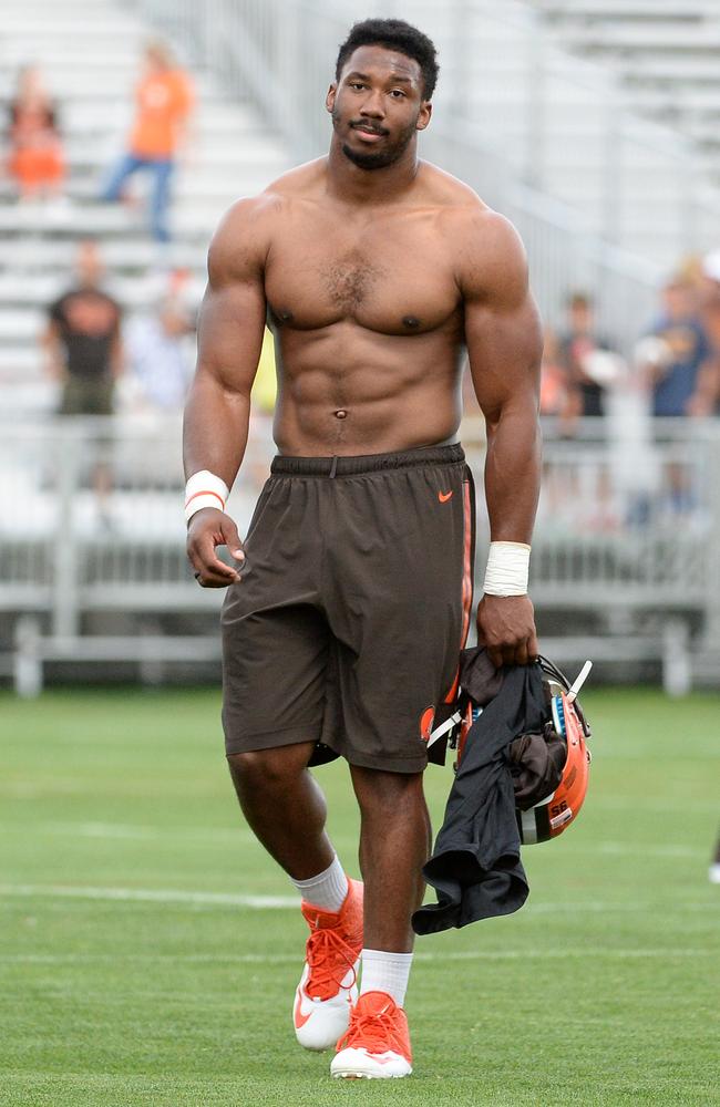 Myles Garrett is not a man to mess with. (Photo: Nick Cammett/Getty Images)