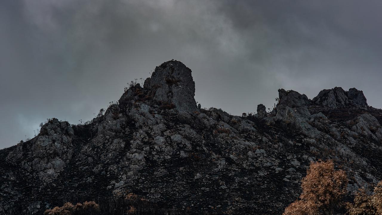 The Needles. Images taken after the recent bushfires in southern Tasmania. Picture: GEOFF MURRAY ***SUPPLIED WITH PERMISSION FROM PHOTOGRAPHER FOR ONE TIME USE PRINT AND ONLINE***