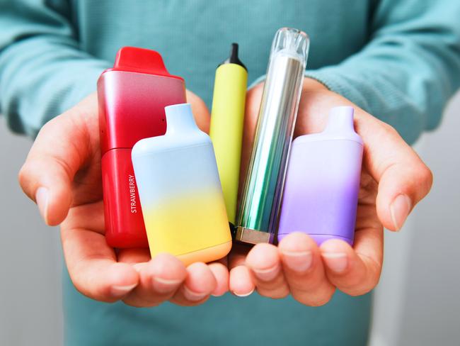 Unregulated vapes are common on Australian streets. Picture: Getty Images