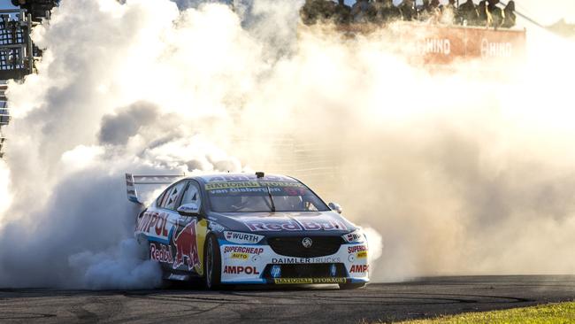 Shane van Gisbergen wins last year’s NTI Townsville 500, event 7 of the Repco Supercars Championship, in July 2022.