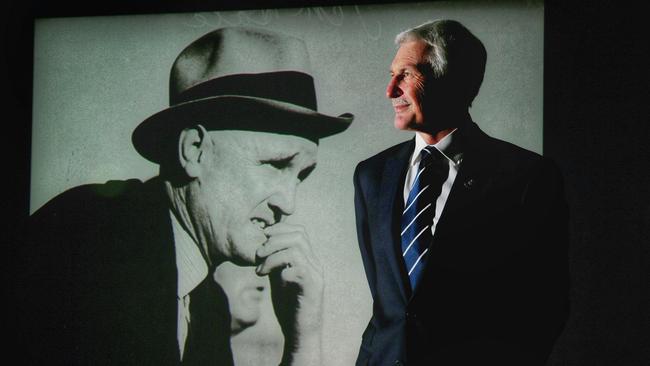 WARNING - PLEASE CHECK WITH HERALD SUN PIC DESK BEFORE USE...Carlton coach Mick Malthouse will coach his 715th game on friday night when Carlton play Collingwood, breaking the record of the great Jock McHale , Melbourne. 18th February 2015. Picture Colleen Petch.