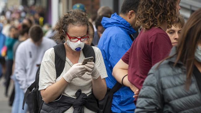 Some Sydneysiders still opt to wear masks even though they aren’t mandatory