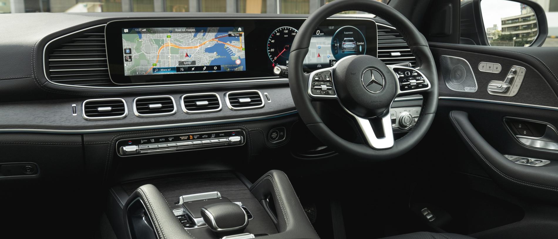 Dash of style: Infotainment set-up is easy to use on the move