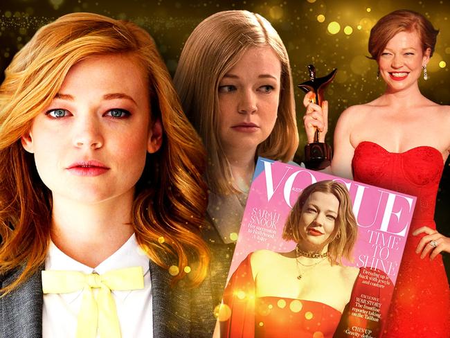 Inside the incredible career of Adelaide actor Sarah Snook. Artwork: Steve Grice/The Advertiser