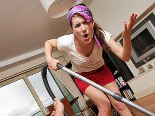 ONE-SIDED: Is the housework causing tension in your relationship? Picture: Oktay Ortakcioglu