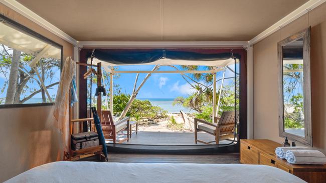 Room with a view, Wilson Island. Picture: Mark Fitz