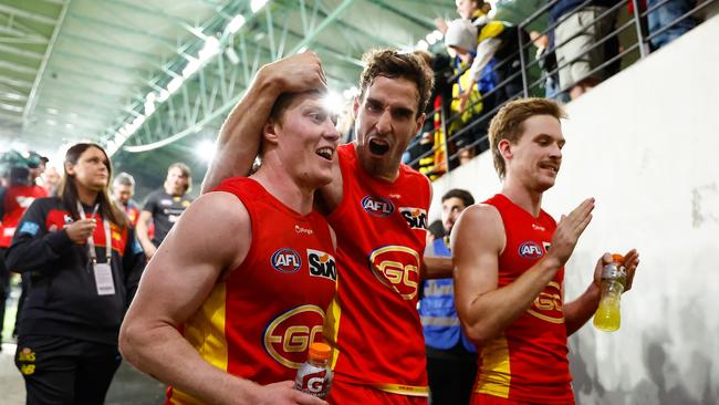 Matt Rowell, Ben King and Noah Anderson are the future of the Suns. Picture: Getty Images