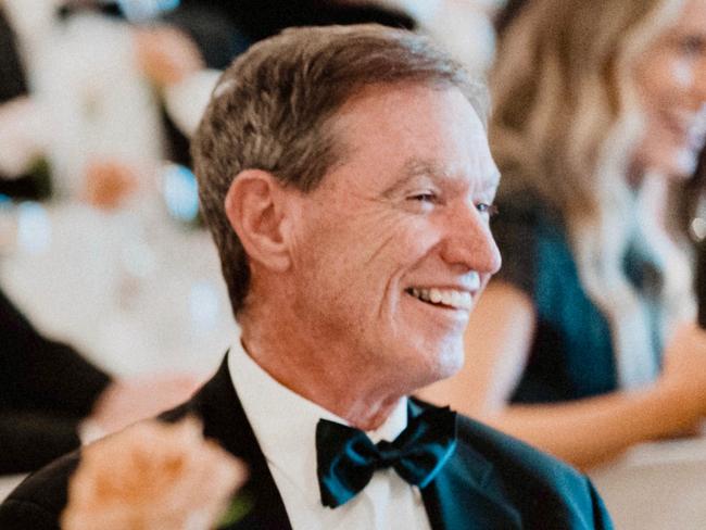 Andrew “Tab” Hunter with wife Jane at a family wedding. Picture: Supplied by family