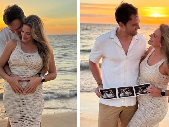 Emma G and her fiance revealed her baby news