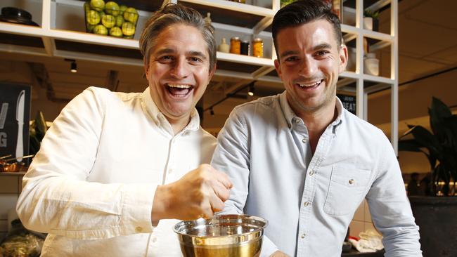 Will and Steve from television's MKR were on hand to open the new food court at Warringah Mall.