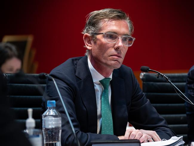 SYDNEY, AUSTRALIA - NewsWire Photos  APRIL 20, 2022: NSW Premier Dominic Perrottet speaking at the Budget Estimates held at the Parliament of New South Wales in Sydney.Picture: NCA NewsWire / Christian Gilles