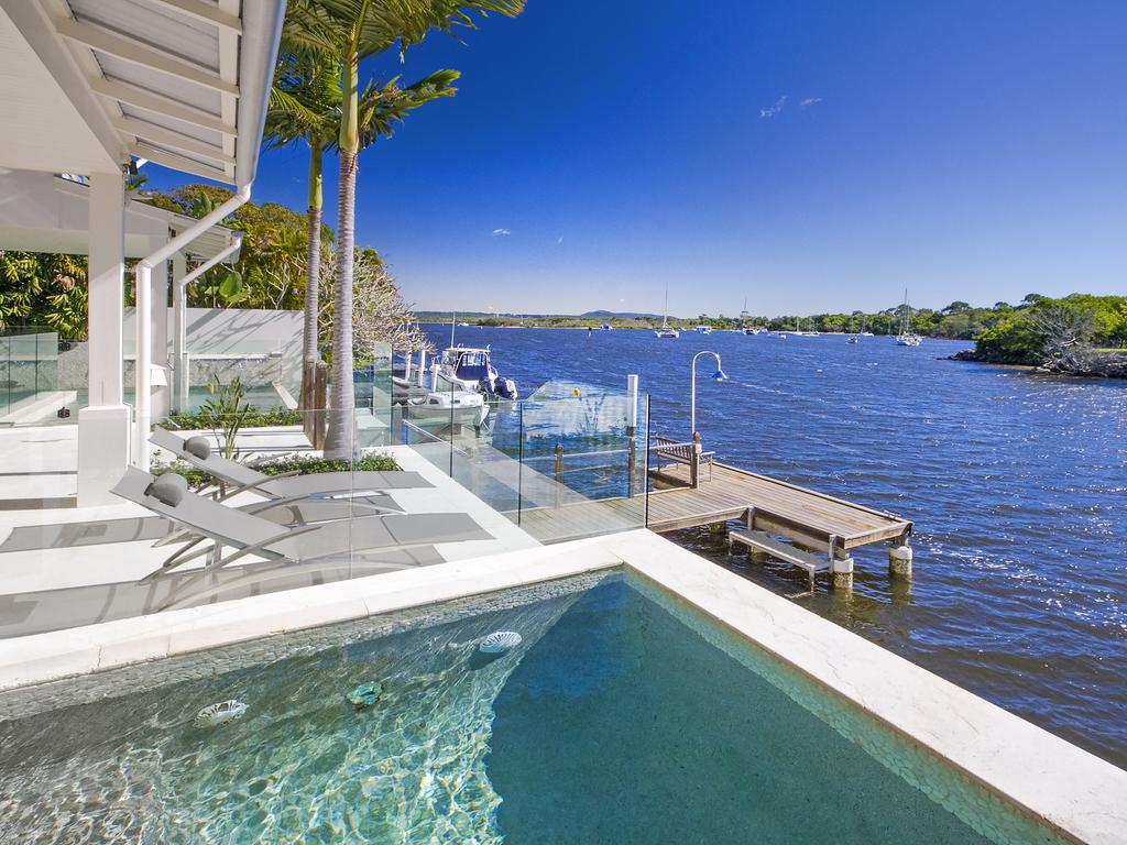 The waterfront home sold for $27m. Picture: Supplied.