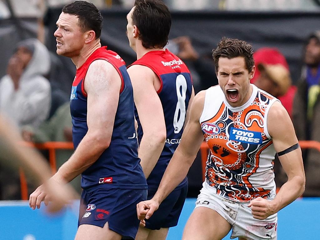 Josh Kelly and the Giants are on a roll. Picture: Michael Willson/AFL Photos via Getty Images