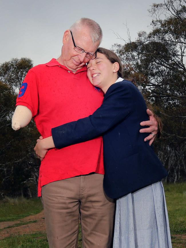 Colin Bailey with daughter Ayumi. Picture Gary Ramage