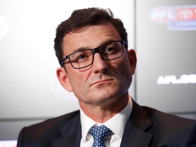 AFL clubs and broadcast manager Travis Auld. Picture: AFL Photos via Getty Images