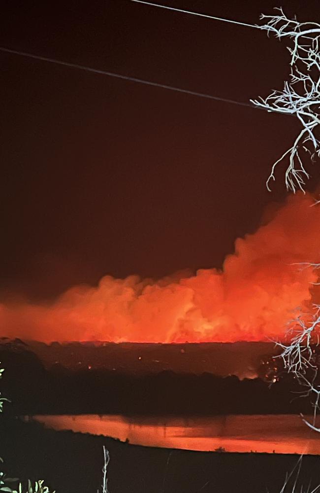 Fire at Dalveen on the Southern Downs