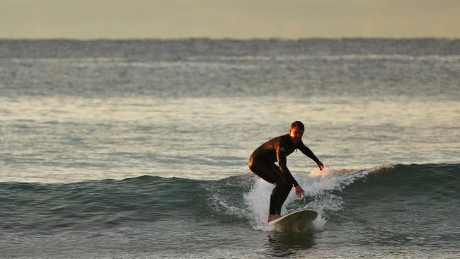 Mike Baird will have a little more time to enjoy the winter swell this year. Picture: Braden Fastier