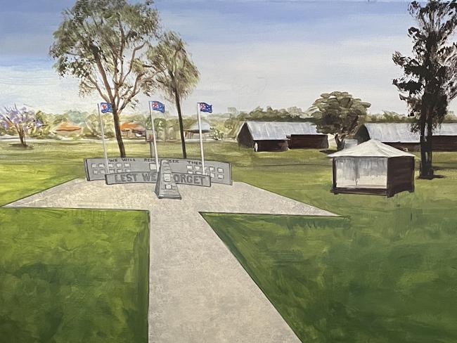 Proposed memorial by the Wondai RSL