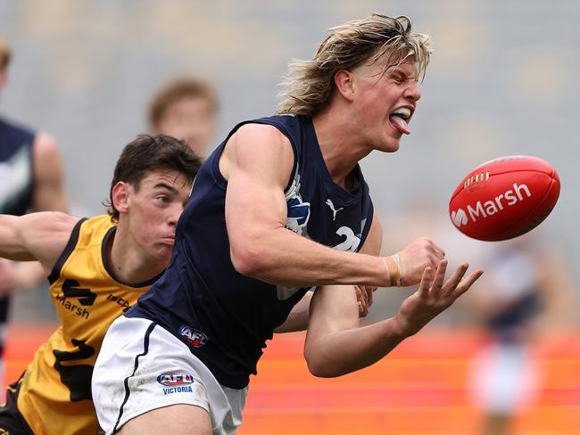 Josh Smillie leant on advice from Patrick Cripps this year. Picture: Getty Images