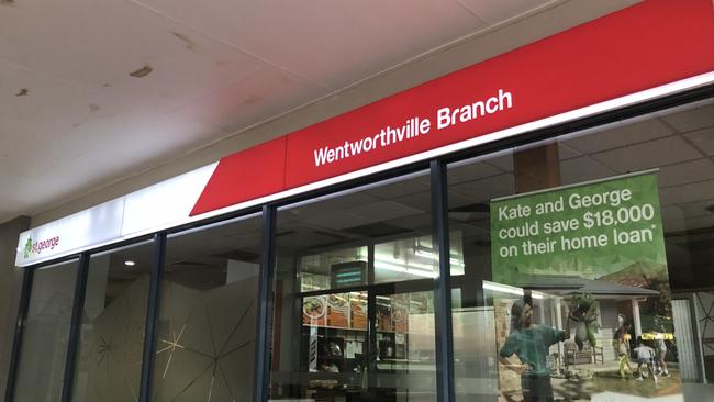 St George bank, Wentworthville, has fallen victim to poor trade.