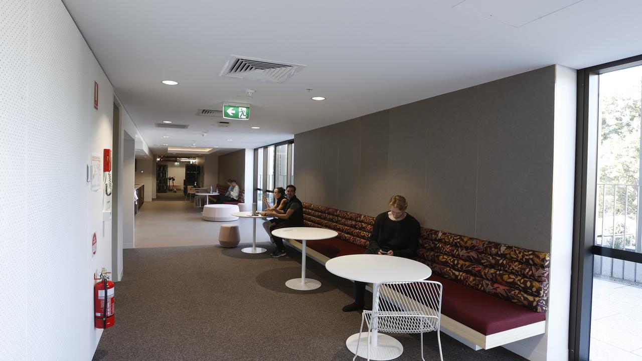 Dancer lounge at the Thomas Dixon Centre. Picture Lachie Millard