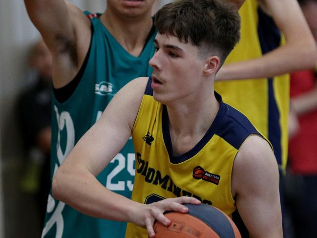 Victoria Goldminers Cooper Newton during the Australian Country Junior Basketball Championships. Picture: Switched on Sports