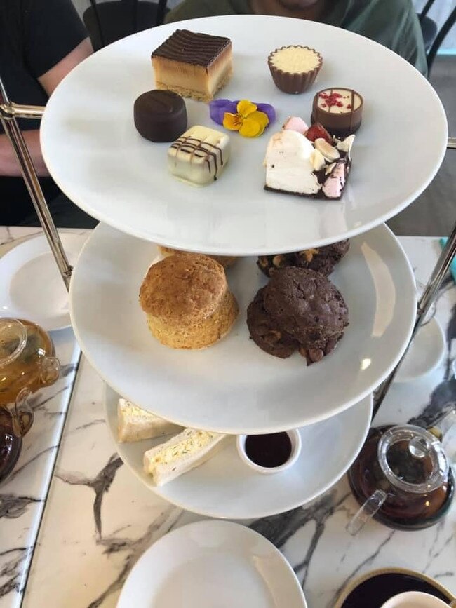 jack and Hilda’s offered traditional high tea. Picture: Facebook